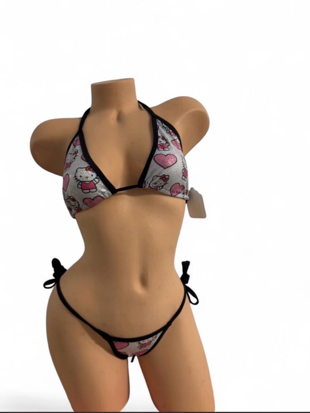 Hello kitty exotic dance wear bikini one size  dreamers